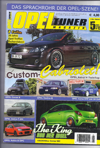 Autozeitschriften opel tuner - opel,