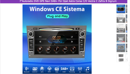 Autoradio dvd gps - 7''autoradio, dab+