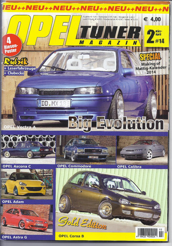 Autozeitschriften opel tuner - opel,